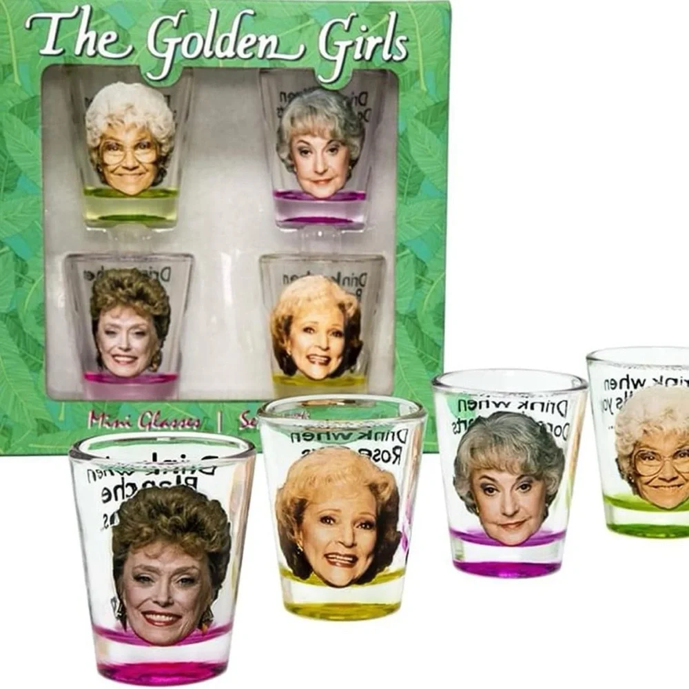 ABC Just Funky Goden Girls Mini Glass Set - Multicolor